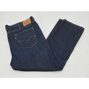 Levi's 541 Dark Blue 99% Cotton 1% Elastane Stretch Denim Jeans 46 X 30 EUC